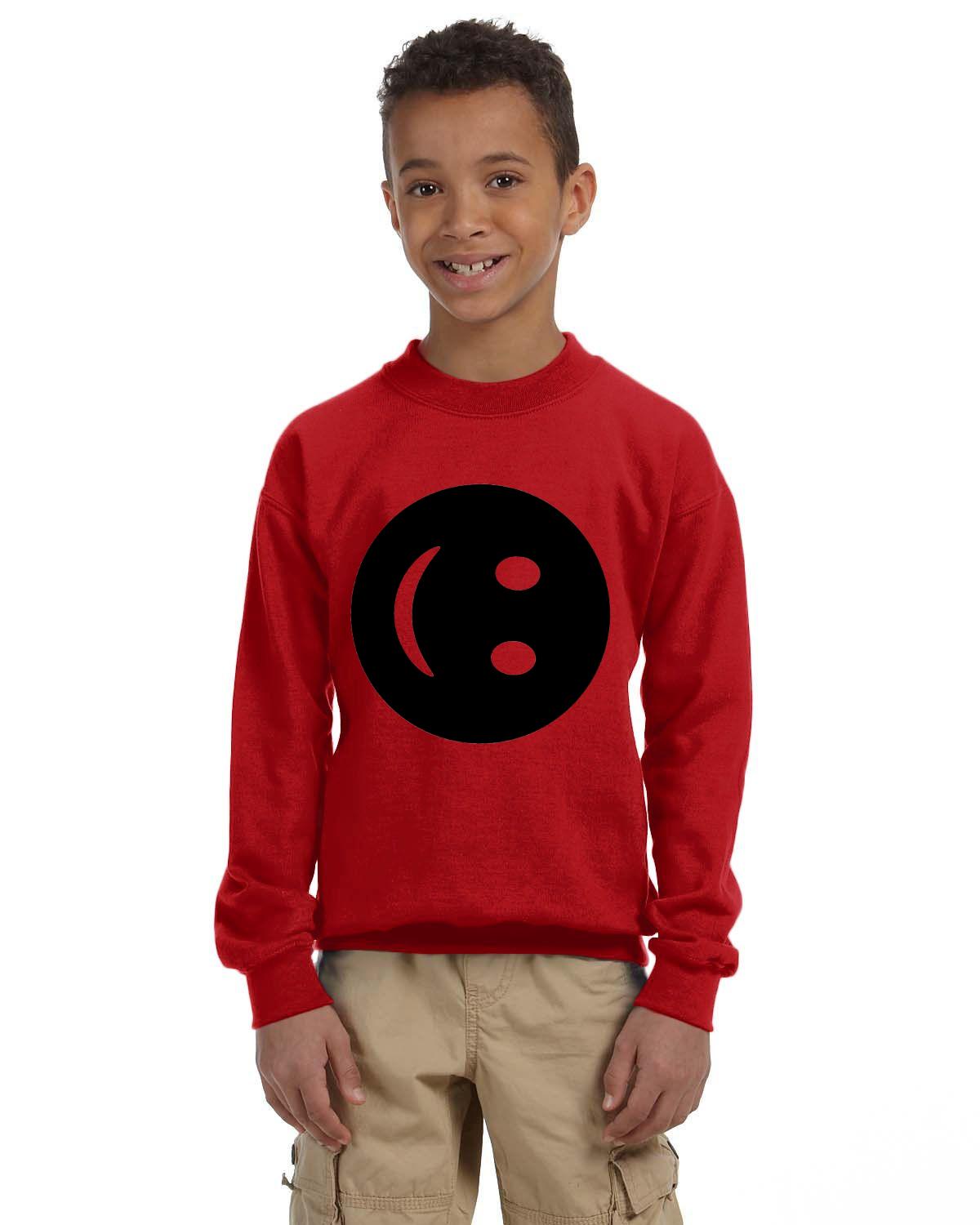 Sideways Smile 50/50 Fleece Crew