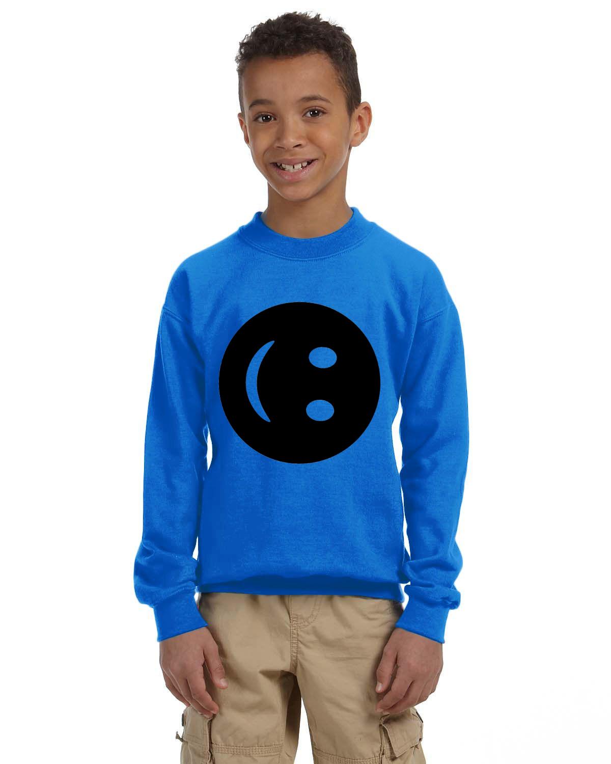 Sideways Smile 50/50 Fleece Crew