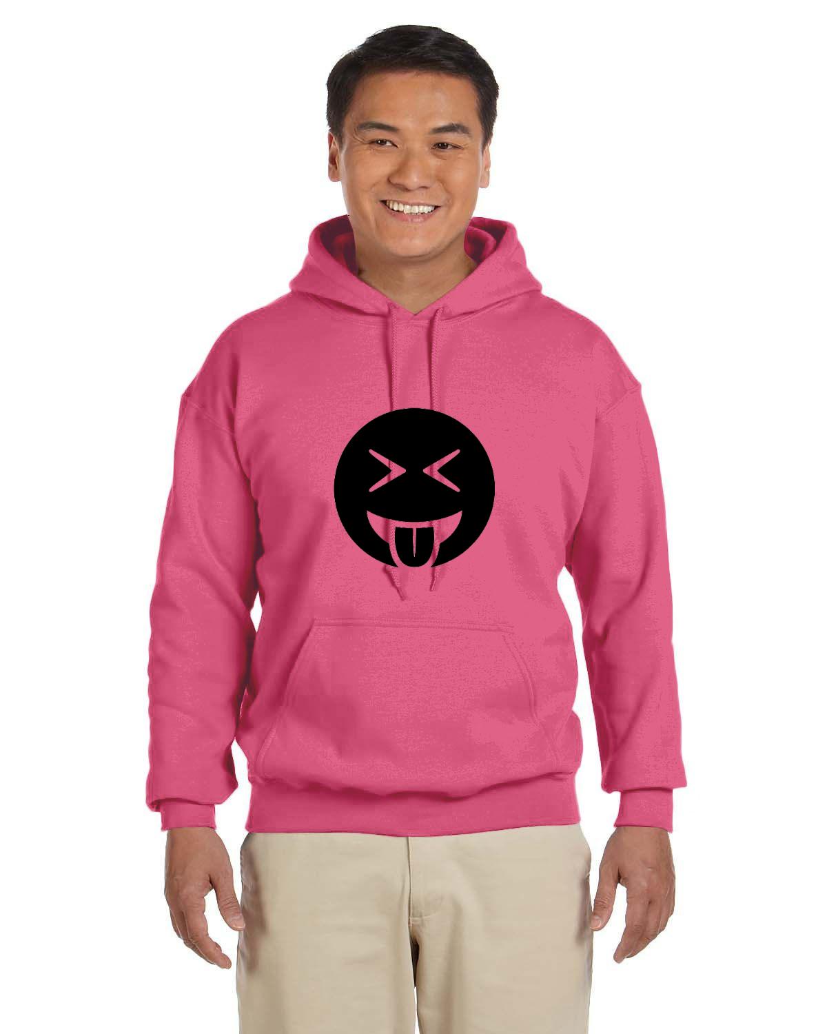 Adult Tongue Out Laughing 50/50 Hoodie