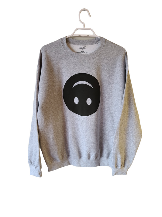 Upside Down Smiley Face Sweater