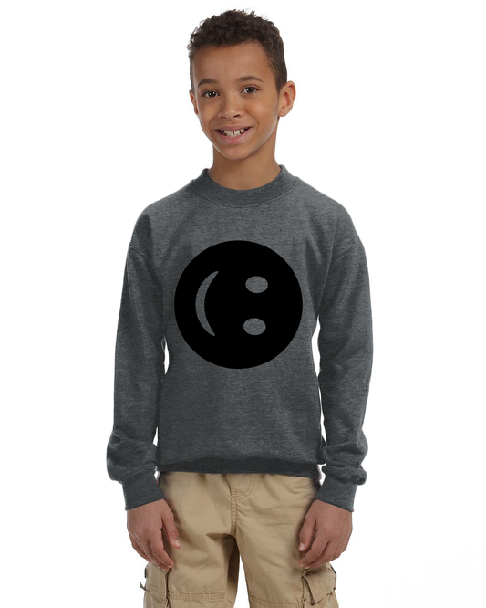 Sideways Smile 50/50 Fleece Crew