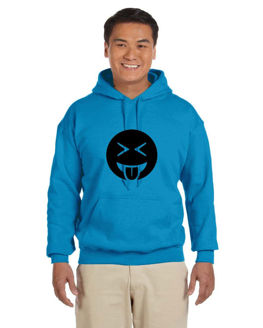 Adult Tongue Out Laughing 50/50 Hoodie